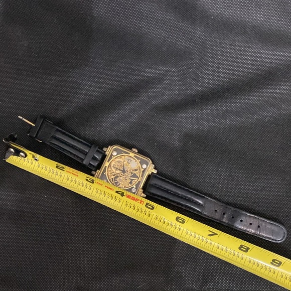 Vintage watch - P.I. Co. Skeleton Gold tone - Picture 7 of 8